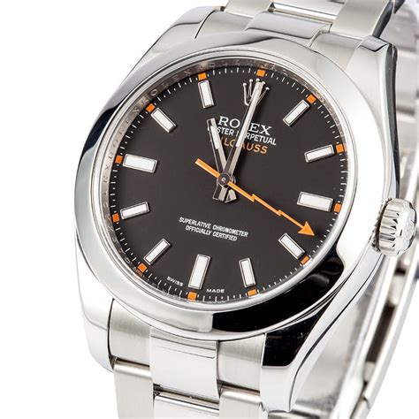 rolex milgauss black 116400|rolex milgauss price chart.